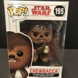 POP funko CHEWBACCA with PORG